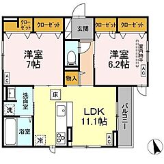 物件の間取り
