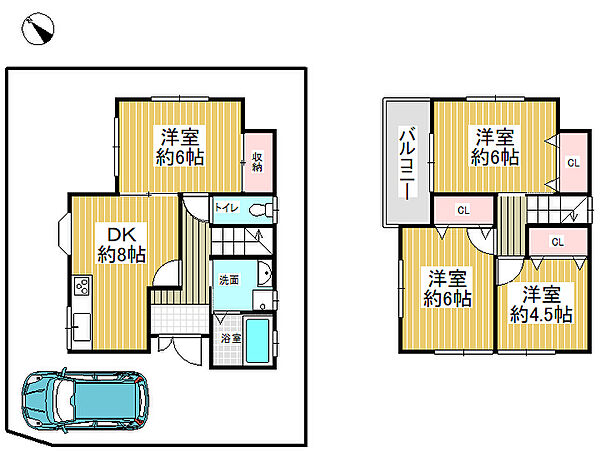 間取りを拡大表示