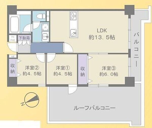間取りを拡大表示