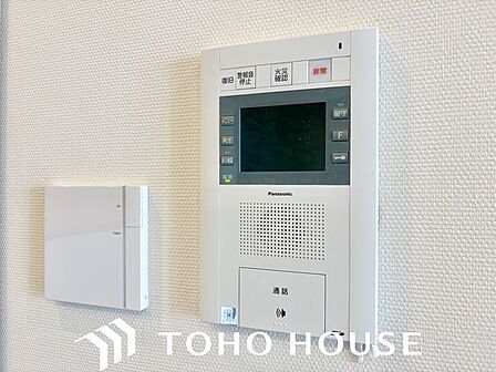 「見える安心」をカタチにしました。誰が来てもわかる様にモニター付きインターホンを設置。