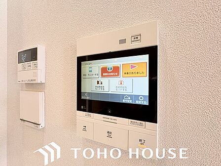 「見える安心」をカタチにしました。誰が来てもわかる様にモニター付きインターホンを設置。