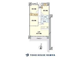 バンベール藤ケ丘 3LDKの間取図画像