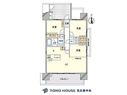 ファミリアーレ上小田井グランステージ 3LDKの間取図画像