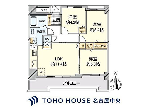 間取りを拡大表示