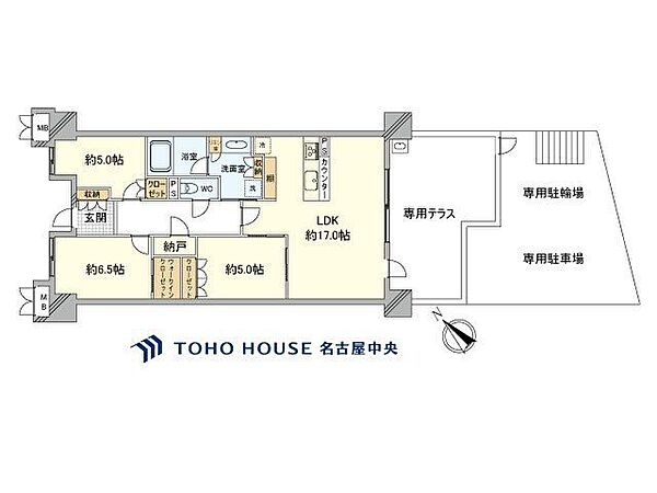 間取りを拡大表示