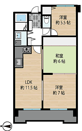 間取りを拡大表示