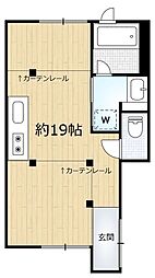 Fornest旭が丘 2DKの間取図画像