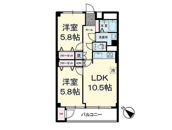 間取りを拡大表示