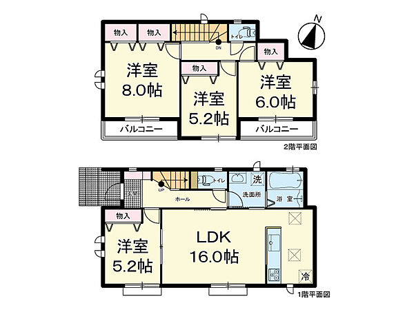 間取りを拡大表示