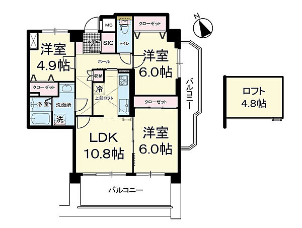 間取りを拡大表示