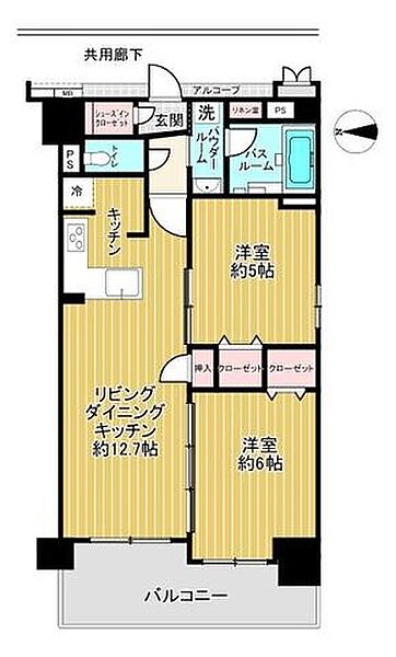 間取りを拡大表示