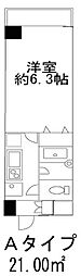 ヒューリックレジデンス参宮橋 1Kの間取図画像
