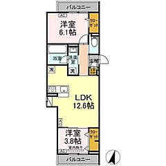 物件の間取り