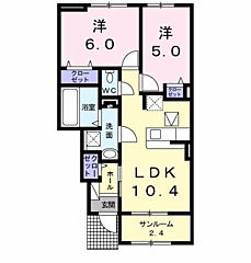 物件の間取り