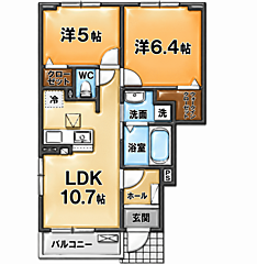 物件の間取り