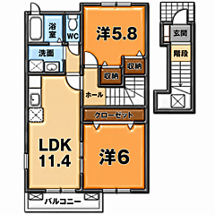 物件の間取り
