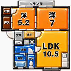物件の間取り