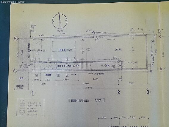 1階平面図です...