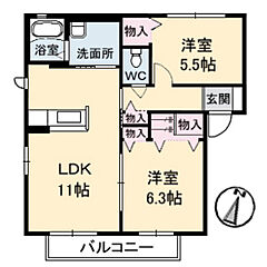 物件の間取り