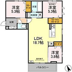 物件の間取り