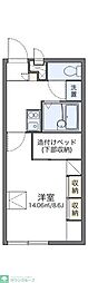レオパレスアムール 1Kの間取図画像