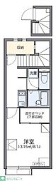 レオネクストベッサーレーベン 1Kの間取図画像