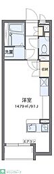 ミ・レオーネ新前橋 ワンルームの間取図画像
