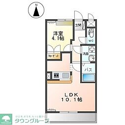 グランシャリオ 1LDKの間取図画像