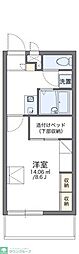 レオパレスKENT 1Kの間取図画像