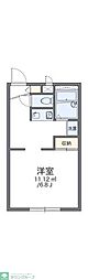 レオパレスエトワール 1Kの間取図画像