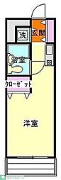 ウィンベルソロ前橋No.3 1Kの間取図画像