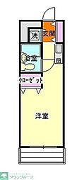 ウィンベルソロ前橋No.3 1Kの間取図画像