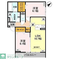 物件の間取り