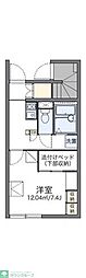 レオパレスウッドワーク 1Kの間取図画像