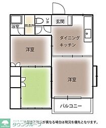 キングハイツ 3DKの間取図画像