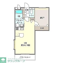 セントラルステージ 1LDKの間取図画像