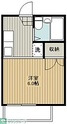 メゾン・ド・ユー 1Kの間取図画像