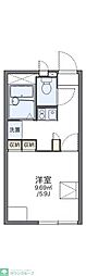 レオパレスアロマ赤坂2 1Kの間取図画像