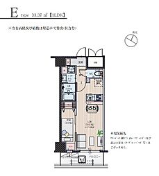シンセラティ薬院 1LDKの間取図画像