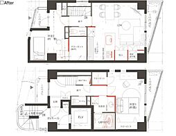 セリーヌ元麻布 2LDKの間取図画像