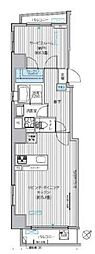 ベルテンポ赤坂 1SLDKの間取図画像