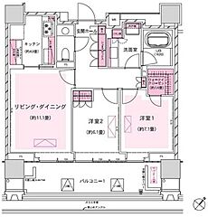 物件の間取り