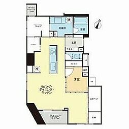ウィルローズ芽場町 1SLDKの間取図画像