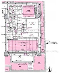 ディアナコート学芸大学翠景 2SLDKの間取図画像