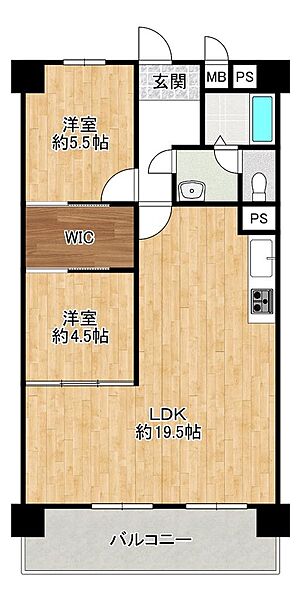 間取りを拡大表示