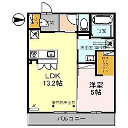 MONOLITH 1LDKの間取図画像