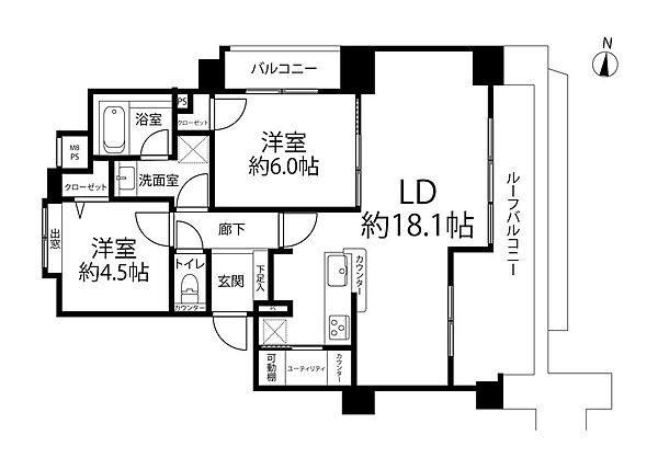 間取りを拡大表示