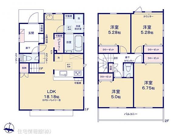 間取りを拡大表示
