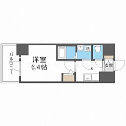 ESLEADAWAZAPRIMECOAT 1Kの間取図画像