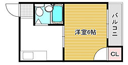 アーバンプラザ 1Kの間取図画像